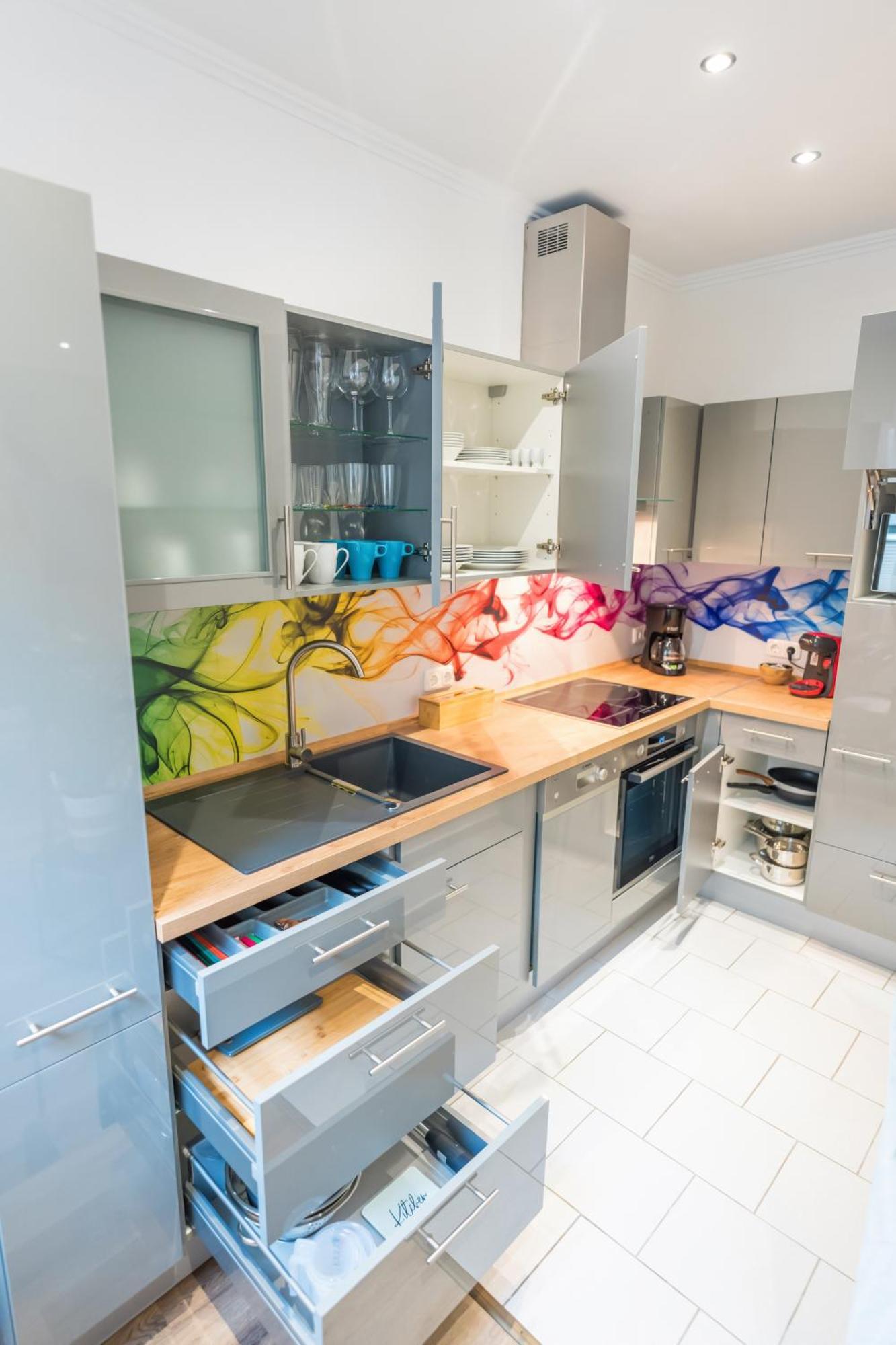 Stylisch - Ruhig - Gemuetlich - Zentral - Einladend Apartment Krefeld Bagian luar foto